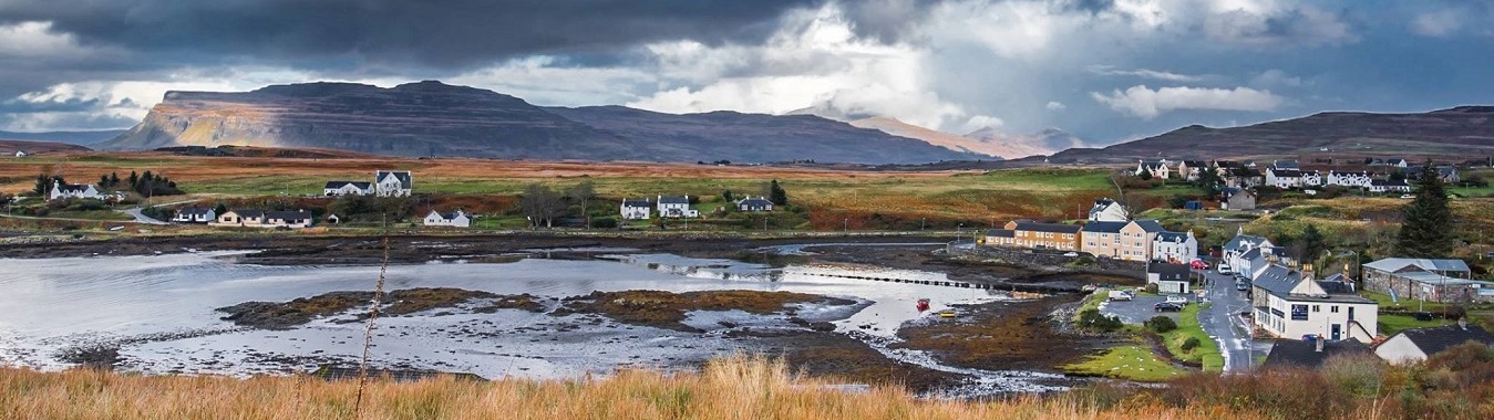 Bunessan Village on the Ross of Mull